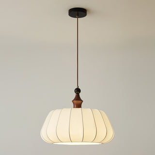 Lumi Ribbed Fabric Pendant Light
