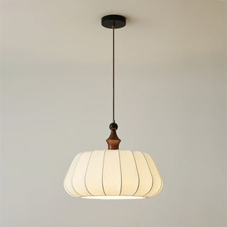 Lumi Ribbed Fabric Pendant Light