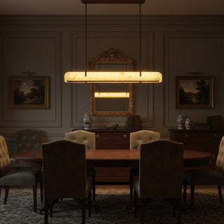 Deleazo Alabaster Linear Pendant Light