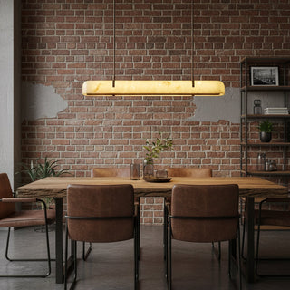 Deleazo Alabaster Linear Pendant Light