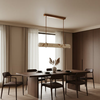 Deleazo Alabaster Linear Pendant Light