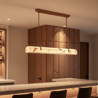 Deleazo Alabaster Linear Pendant Light