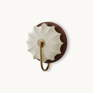 Soleil Fabric Petal Wall Sconce