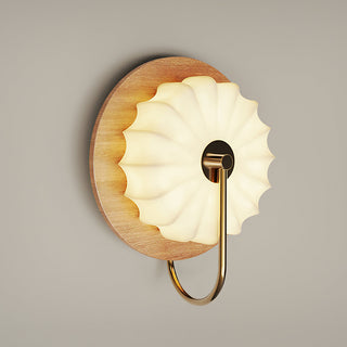 Soleil Fabric Petal Wall Sconce
