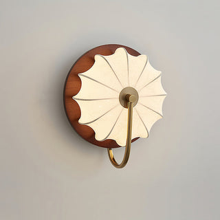 Soleil Fabric Petal Wall Sconce