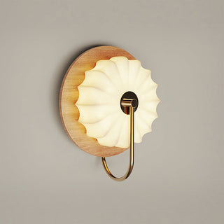 Soleil Fabric Petal Wall Sconce