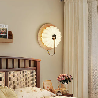 Soleil Fabric Petal Wall Sconce