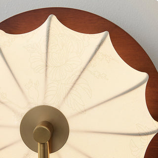 Soleil Fabric Petal Wall Sconce