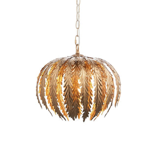 Delphine Vintage Gold Leaf Chandelier
