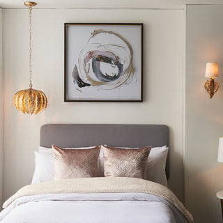 Delphine Vintage Gold Leaf Chandelier