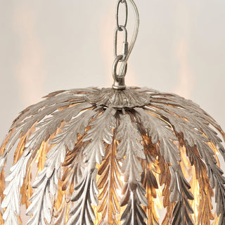 Delphine Vintage Gold Leaf Chandelier