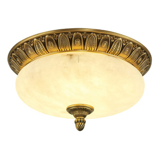 Isabella Vintage Alabaster Ceiling Light