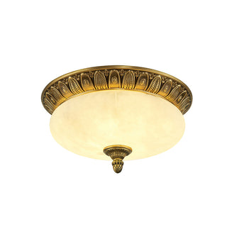 Isabella Vintage Alabaster Ceiling Light