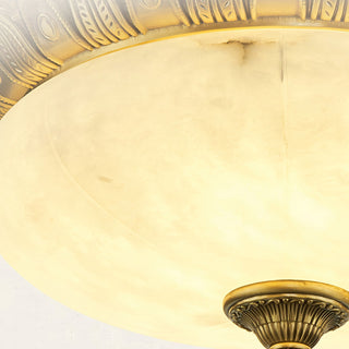 Isabella Vintage Alabaster Ceiling Light