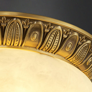 Isabella Vintage Alabaster Ceiling Light