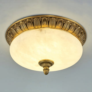 Isabella Vintage Alabaster Ceiling Light