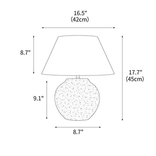 Desert Sand Natural Ceramics Table Light