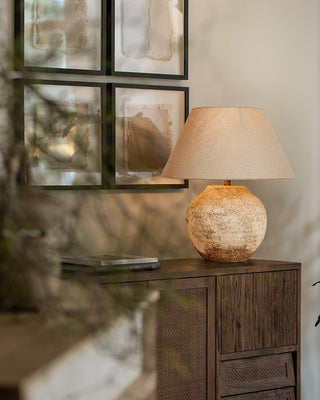 Desert Sand Natural Ceramics Table Light
