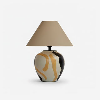 Kyrina Vintage Ceramics Fabric Table Lamp