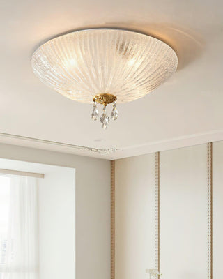 Dew Drop Natural Crystal Ceiling Light