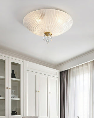 Dew Drop Natural Crystal Ceiling Light