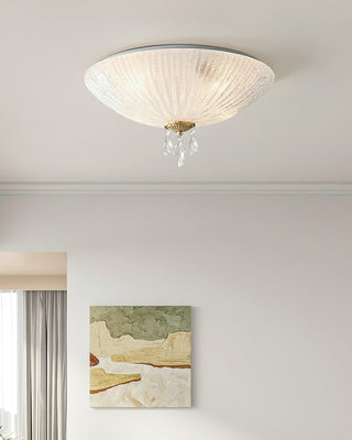 Dew Drop Natural Crystal Ceiling Light