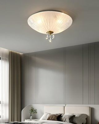 Dew Drop Natural Crystal Ceiling Light