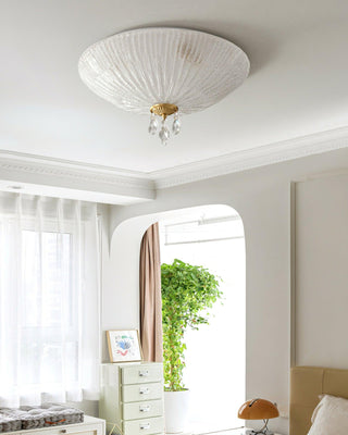 Dew Drop Natural Crystal Ceiling Light