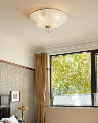 Dew Drop Natural Crystal Ceiling Light