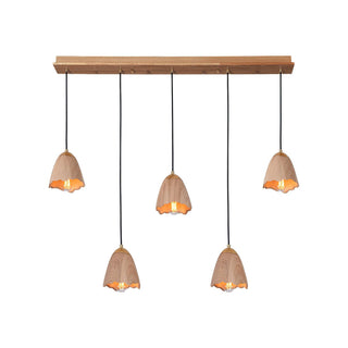 Autumn Contemporary Wood Pendant Light