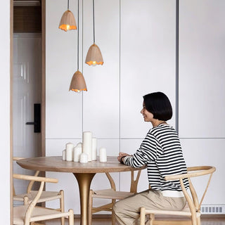 Autumn Contemporary Wood Pendant Light