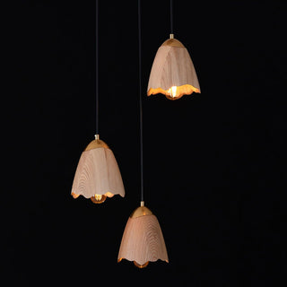 Autumn Contemporary Wood Pendant Light