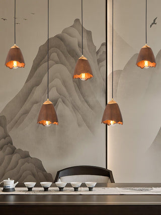 Autumn Contemporary Wood Pendant Light