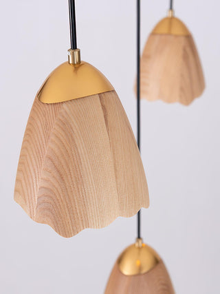 Autumn Contemporary Wood Pendant Light