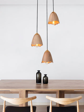 Autumn Contemporary Wood Pendant Light