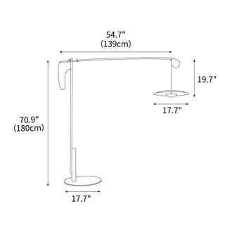 Directional Contemporary Aluminum Floor Light