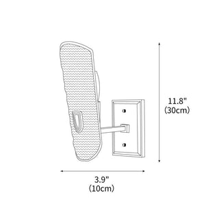 Dismo Modern Glass Wall Light