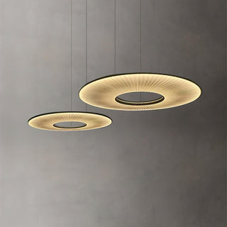 Ferris Wheel Sculptural Fabric Pendant Light