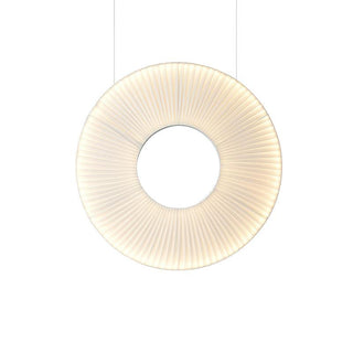 Ferris Wheel Sculptural Fabric Pendant Light