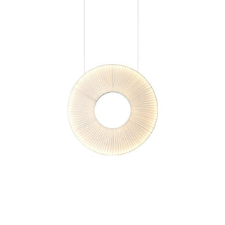 Ferris Wheel Sculptural Fabric Pendant Light