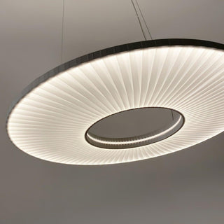 Ferris Wheel Sculptural Fabric Pendant Light