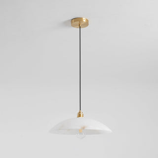 Rovyn Modern Alabaster Brass Pendant Light