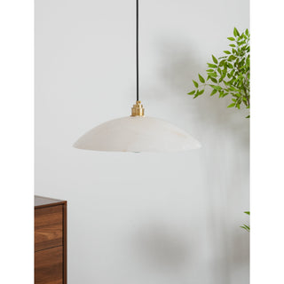 Rovyn Modern Alabaster Brass Pendant Light