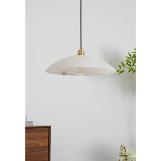 Rovyn Modern Alabaster Brass Pendant Light