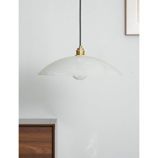 Rovyn Modern Alabaster Brass Pendant Light
