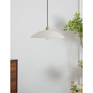 Rovyn Modern Alabaster Brass Pendant Light