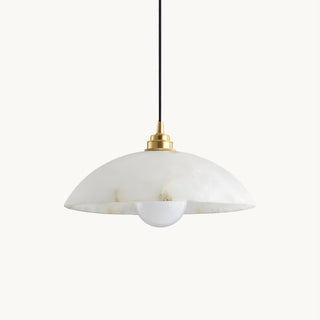 Rovyn Modern Alabaster Brass Pendant Light