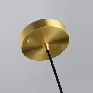 Rovyn Modern Alabaster Brass Pendant Light
