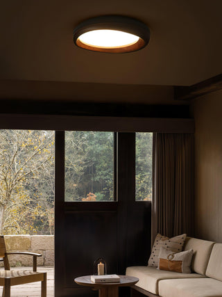 Ovala Organic Wood Ceiling Light