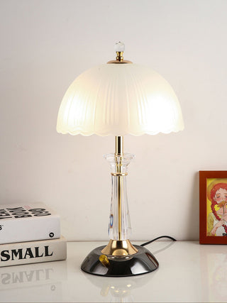 Domed Elegant Glass Table Light